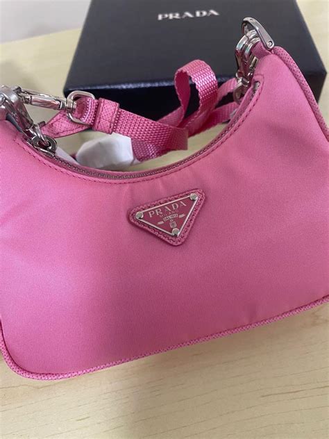 prada re edition pink bag|Prada re edition price.